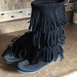 Minnetonka boots.
